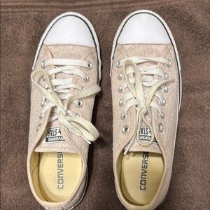 Converse Pink Canvas Low-Top Sneakers